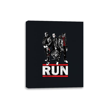 Run - Canvas Wraps Canvas Wraps RIPT Apparel 8x10 / Black