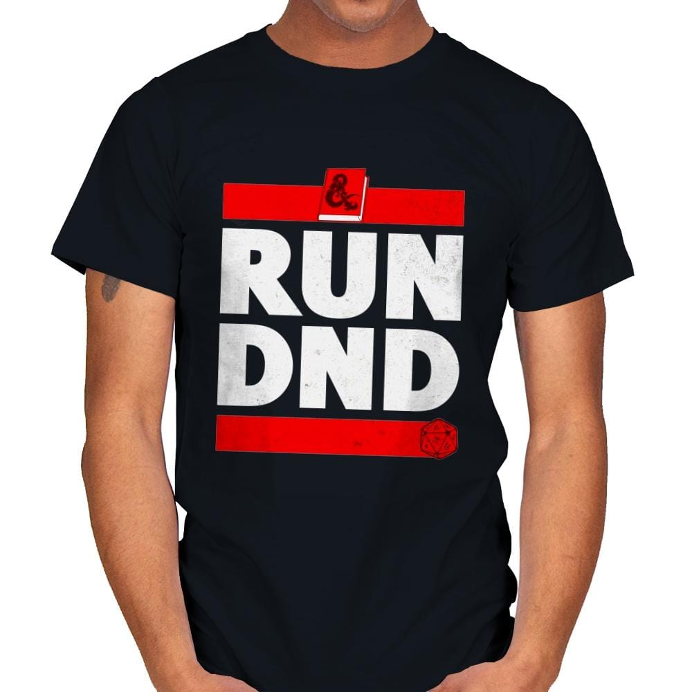 RUN DND - Mens T-Shirts RIPT Apparel Small / Black
