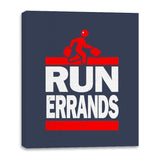 Run Errands - Canvas Wraps Canvas Wraps RIPT Apparel 16x20 / Navy