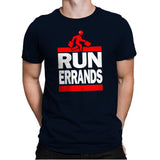Run Errands - Mens Premium T-Shirts RIPT Apparel Small / Midnight Navy