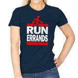Run Errands - Womens T-Shirts RIPT Apparel Small / Navy