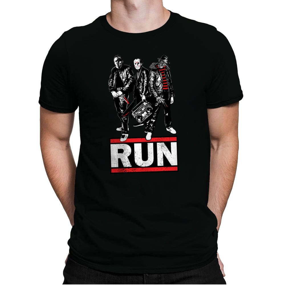 Run - Mens Premium T-Shirts RIPT Apparel Small / Black