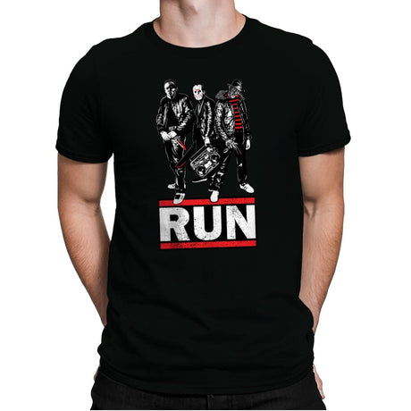Run - Mens Premium T-Shirts RIPT Apparel Small / Black