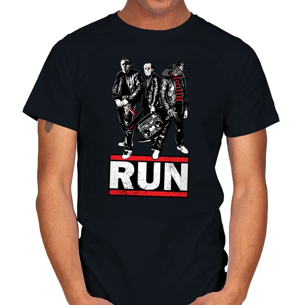 Run - Mens T-Shirts RIPT Apparel Small / Black