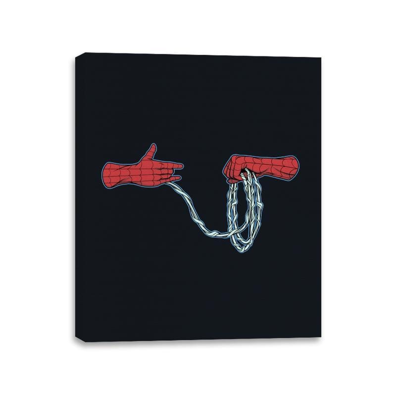 Run the Webs - Canvas Wraps Canvas Wraps RIPT Apparel 11x14 / Black
