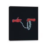 Run the Webs - Canvas Wraps Canvas Wraps RIPT Apparel 11x14 / Black