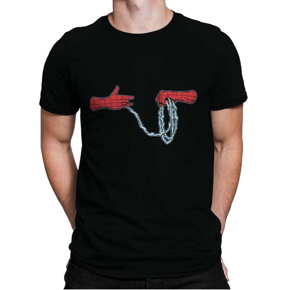 Run the Webs - Mens Premium T-Shirts RIPT Apparel Small / Black