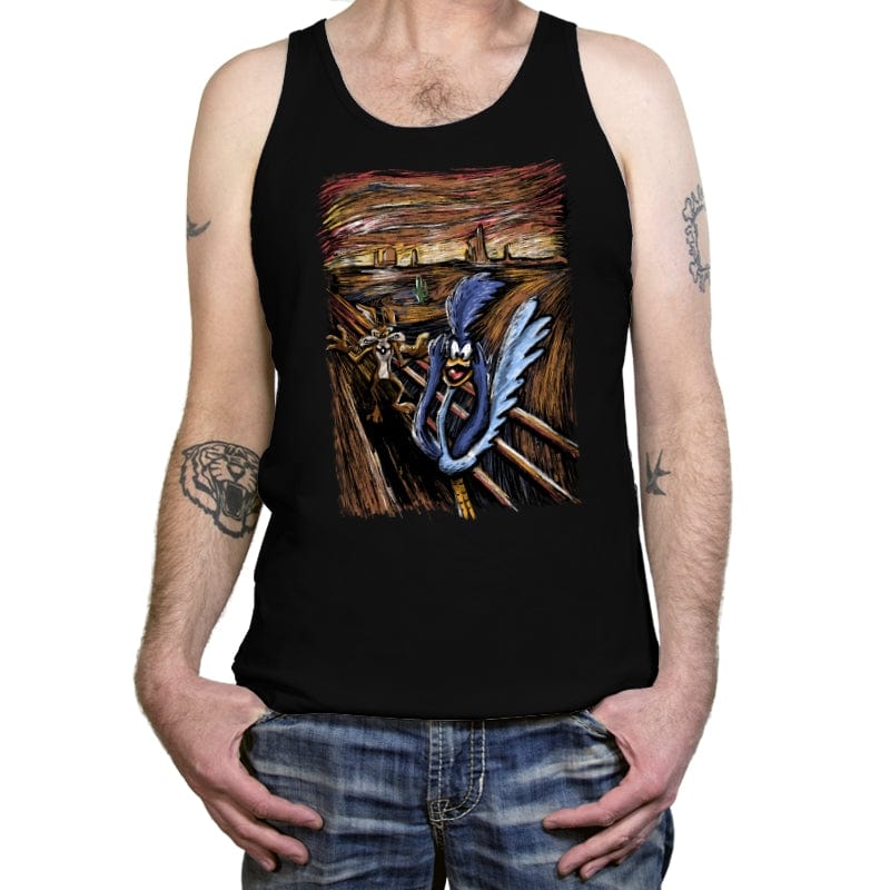Runner Scream - Tanktop Tanktop RIPT Apparel X-Small / Black