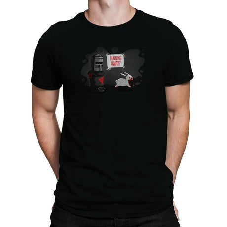 Running Away - Gamer Paradise - Mens Premium T-Shirts RIPT Apparel Small / Black