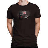 Running Away - Gamer Paradise - Mens Premium T-Shirts RIPT Apparel Small / Dark Chocolate