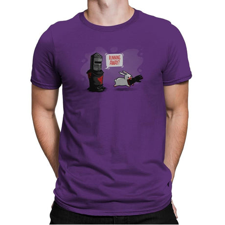 Running Away - Gamer Paradise - Mens Premium T-Shirts RIPT Apparel Small / Purple Rush