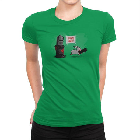Running Away - Gamer Paradise - Womens Premium T-Shirts RIPT Apparel Small / Kelly Green