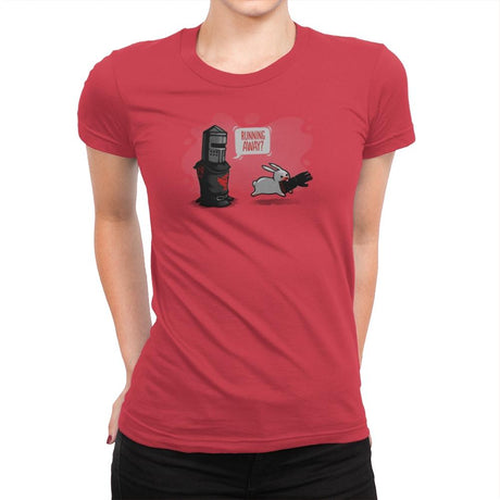 Running Away - Gamer Paradise - Womens Premium T-Shirts RIPT Apparel Small / Red