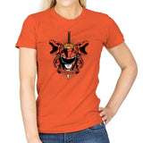 Russeus Tyrannosaurus Rex - Zordwarts - Womens T-Shirts RIPT Apparel Small / Orange