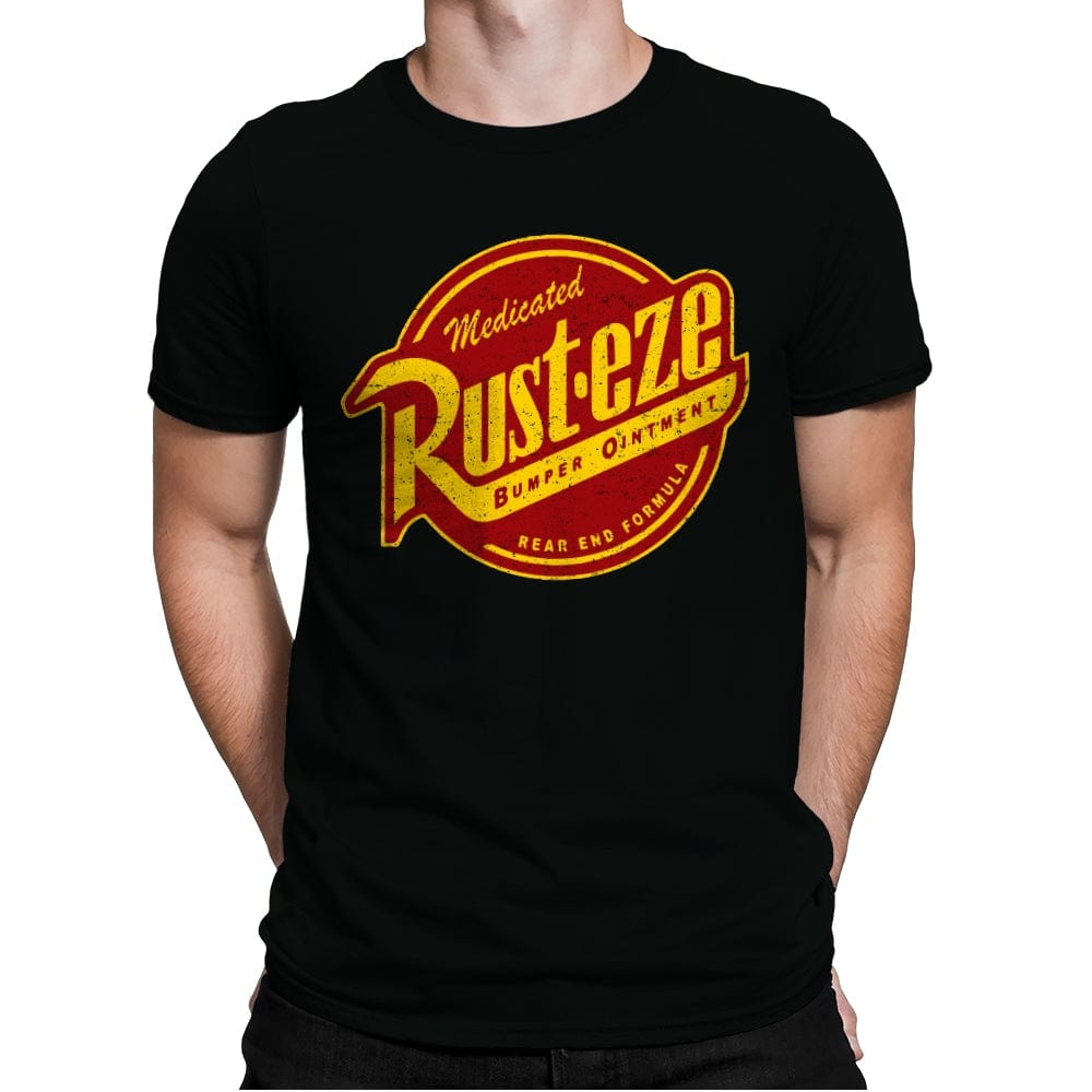 Rust Eze - Mens Premium T-Shirts RIPT Apparel Small / Black
