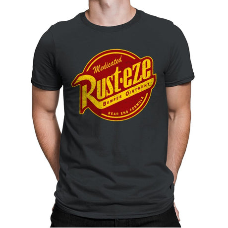 Rust Eze - Mens Premium T-Shirts RIPT Apparel Small / Heavy Metal