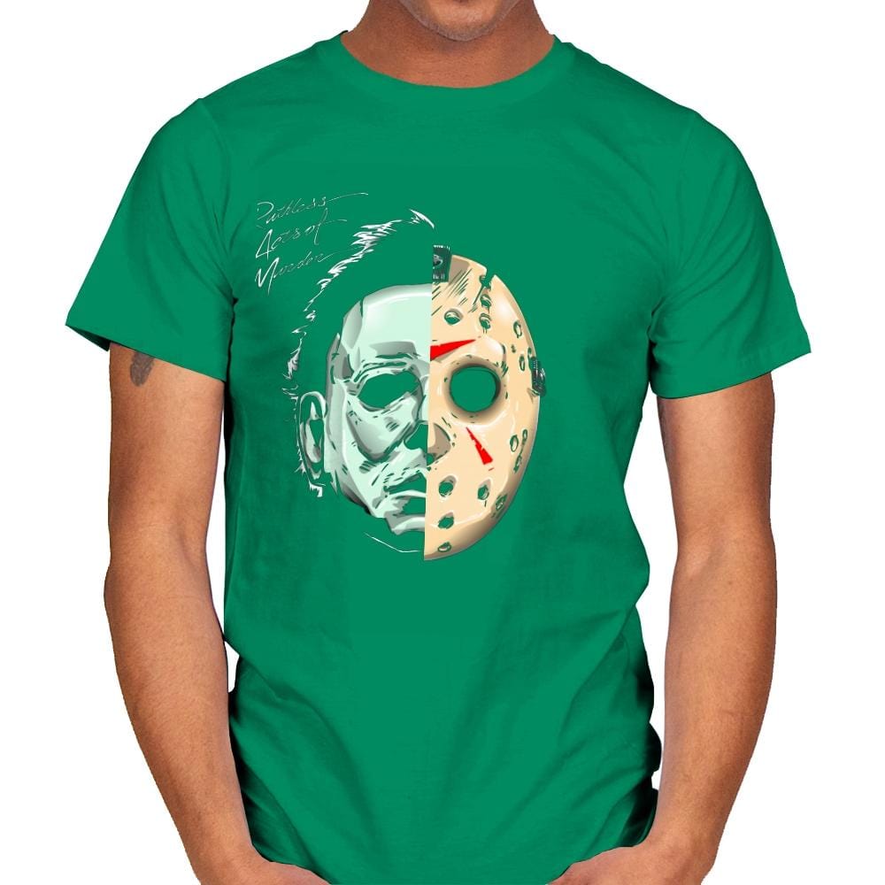 Ruthless Acts of Murder - Record Collector - Mens T-Shirts RIPT Apparel Small / Kelly Green