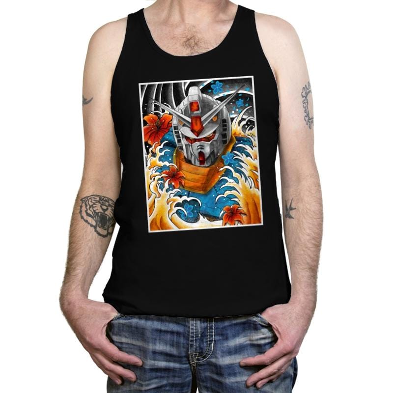 RX 78 - Tanktop Tanktop RIPT Apparel X-Small / Black