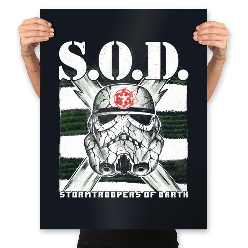 S.O.D. - Prints Posters RIPT Apparel 18x24 / Black
