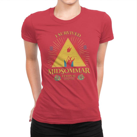Sacrifice Festival - Womens Premium T-Shirts RIPT Apparel Small / Red