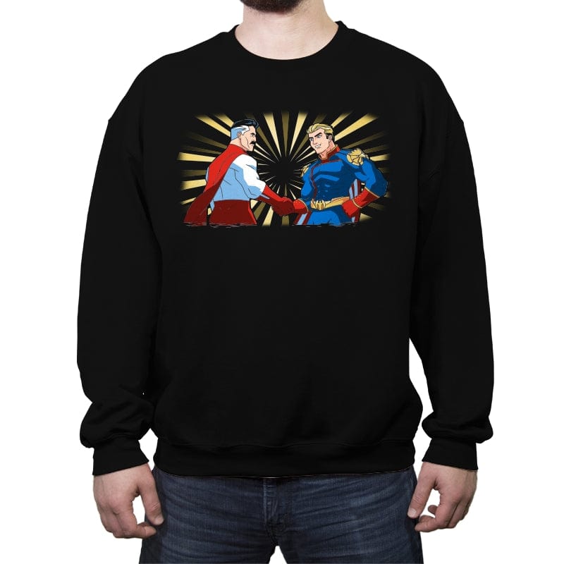 Sadistic Saviors - Crew Neck Sweatshirt Crew Neck Sweatshirt RIPT Apparel Small / Black