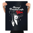 Safe Hex - Prints Posters RIPT Apparel 18x24 / Black
