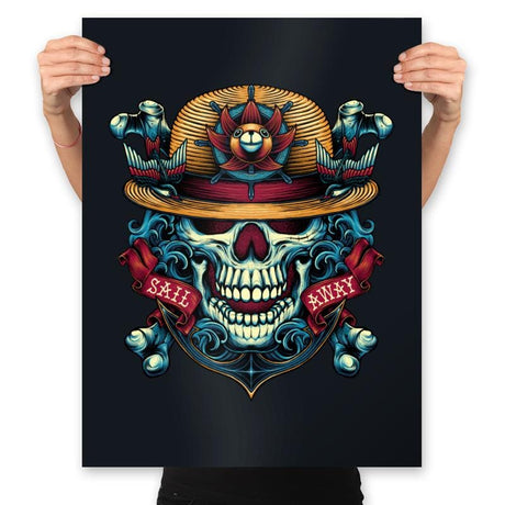 Sail Away - Prints Posters RIPT Apparel 18x24 / Black