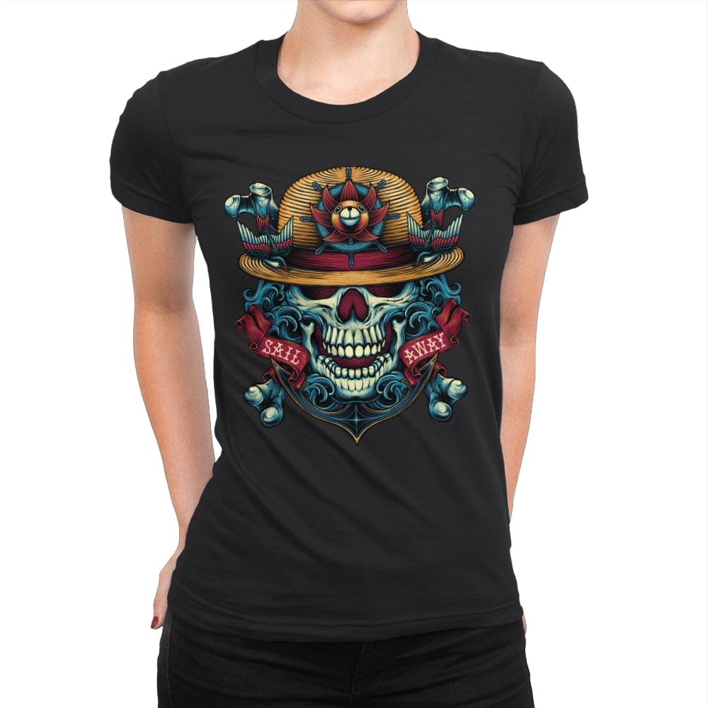 Sail Away - Womens Premium T-Shirts RIPT Apparel Small / Black