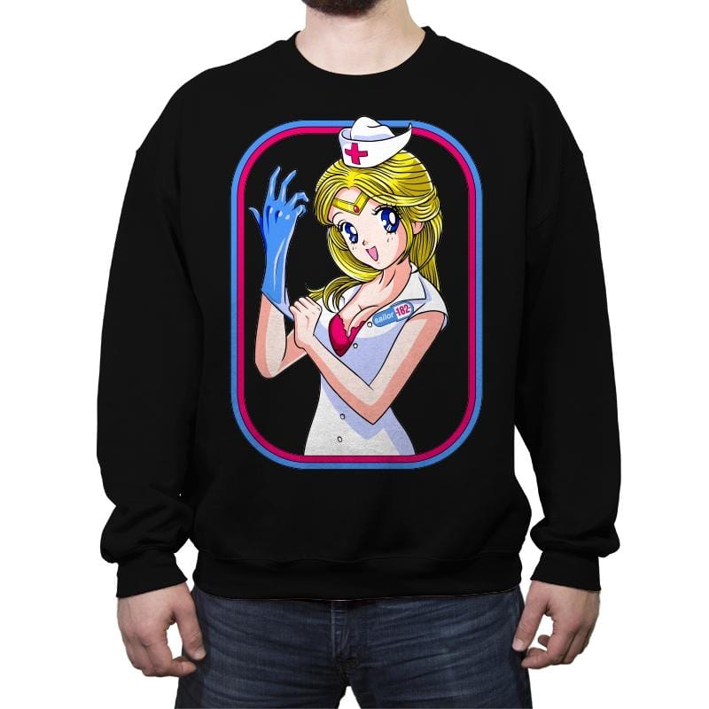 Sailor 182 - Crew Neck Sweatshirt Crew Neck Sweatshirt RIPT Apparel Small / Black