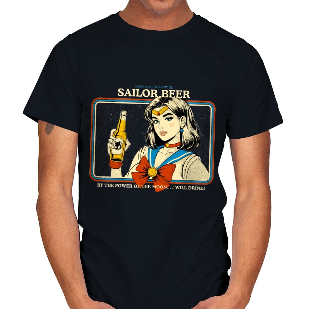 Sailor Beer - Mens T-Shirts RIPT Apparel Small / Black