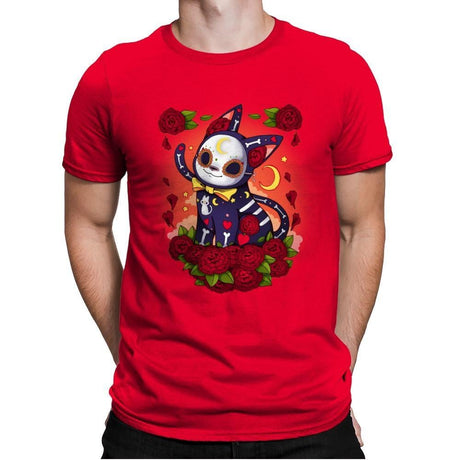 Sailor Calavera - Mens Premium T-Shirts RIPT Apparel Small / Red