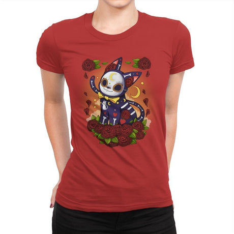 Sailor Calavera - Womens Premium T-Shirts RIPT Apparel Small / Red