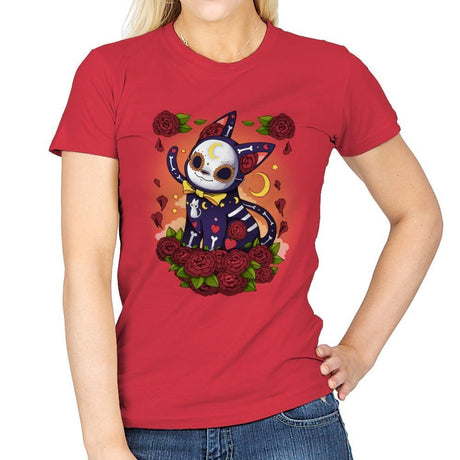 Sailor Calavera - Womens T-Shirts RIPT Apparel Small / Red