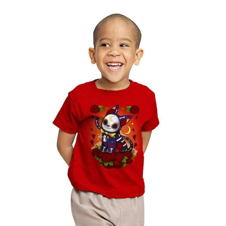 Sailor Calavera - Youth T-Shirts RIPT Apparel X-small / Red