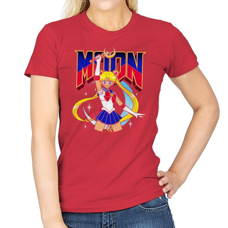 Sailor Doom - Womens T-Shirts RIPT Apparel Small / Red