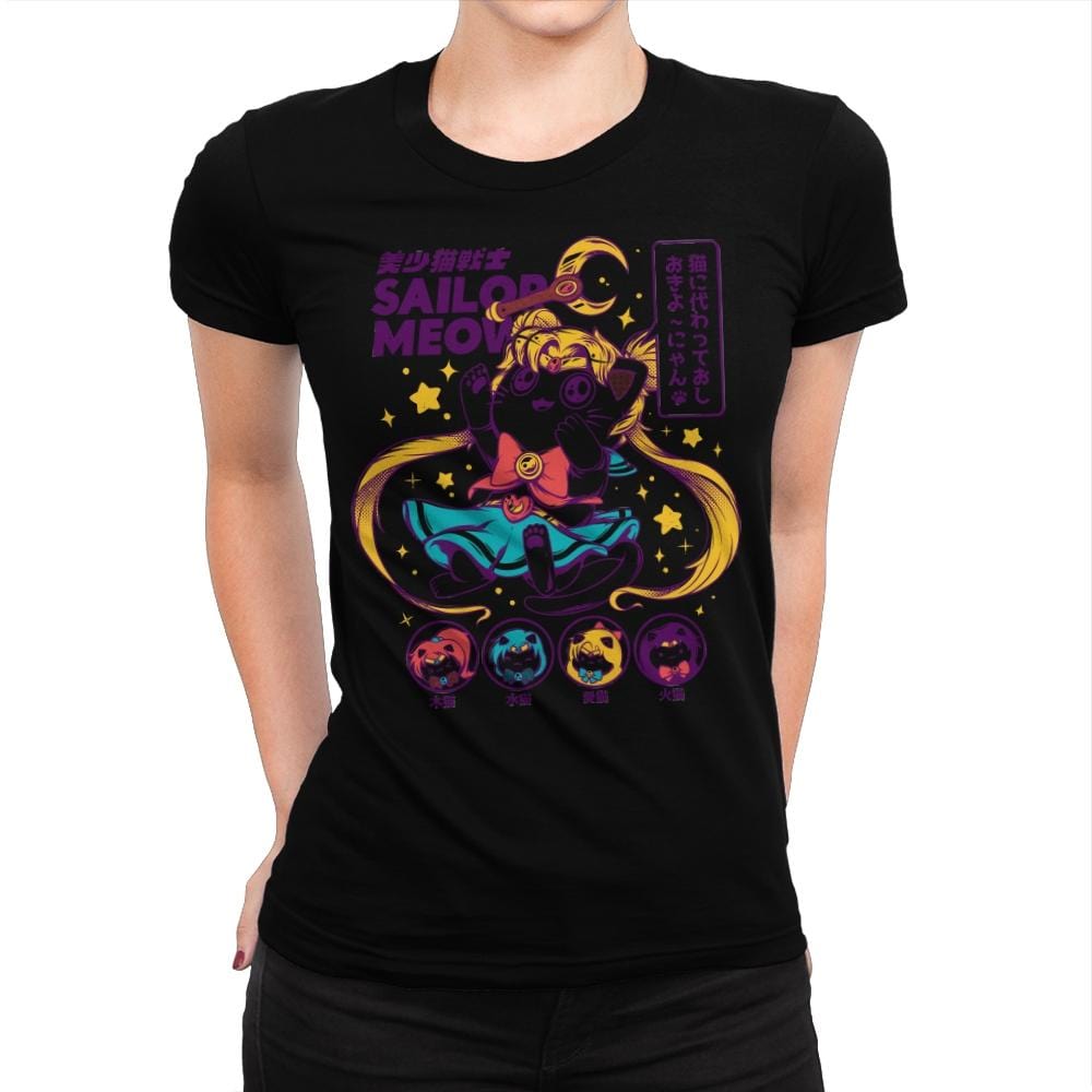 Sailor Meow - Best Seller - Womens Premium T-Shirts RIPT Apparel Small / Natural