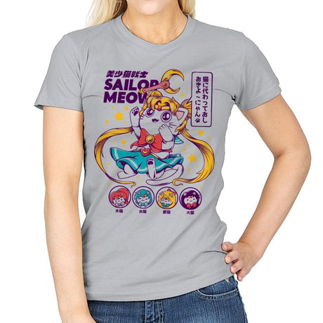 Sailor Meow - Best Seller - Womens T-Shirts RIPT Apparel Small / Sport Grey
