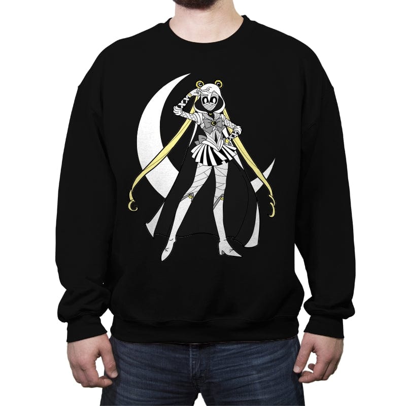 Sailor Moonknight - Crew Neck Sweatshirt Crew Neck Sweatshirt RIPT Apparel Small / Black