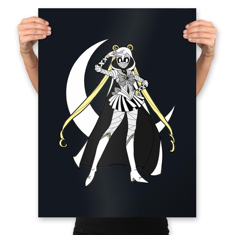 Sailor Moonknight - Prints Posters RIPT Apparel 18x24 / Black