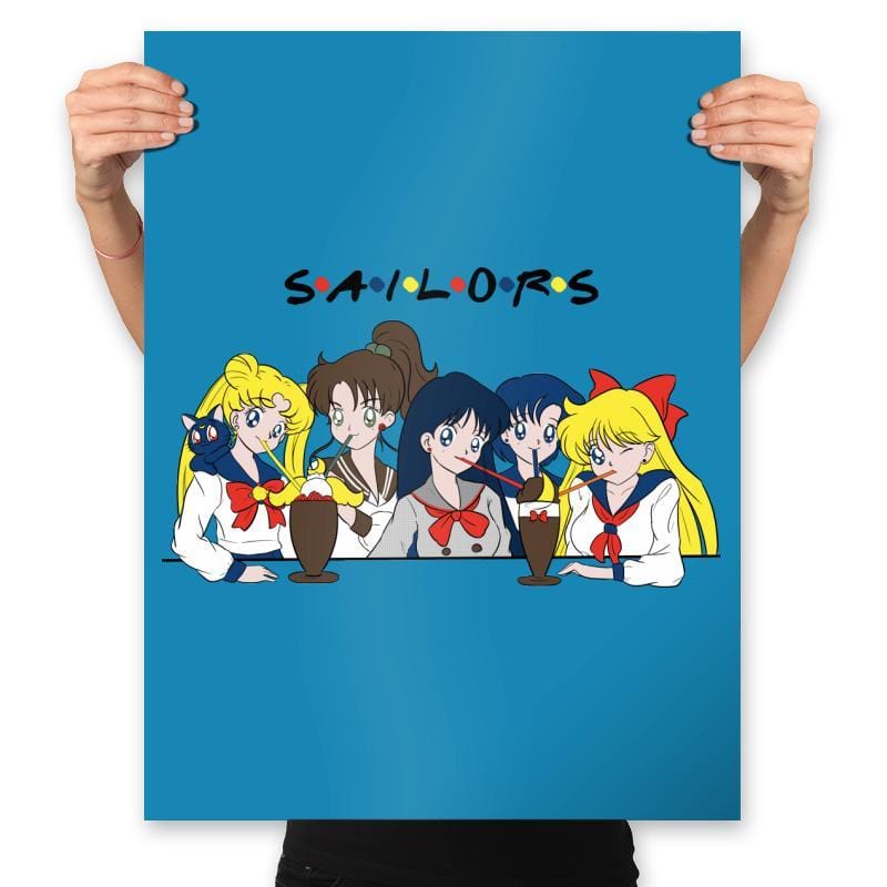 Sailor Pals - Prints Posters RIPT Apparel 18x24 / Sapphire