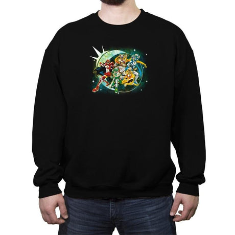 Sailor Rangers GO! - Crew Neck Sweatshirt Crew Neck Sweatshirt RIPT Apparel