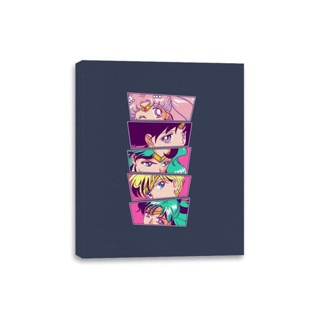 Sailor Scouts Vol. 2 - Canvas Wraps Canvas Wraps RIPT Apparel 8x10 / Navy