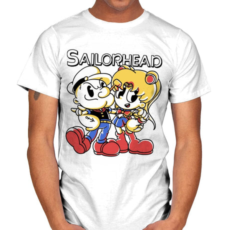 Sailorhead - Mens T-Shirts RIPT Apparel Small / White