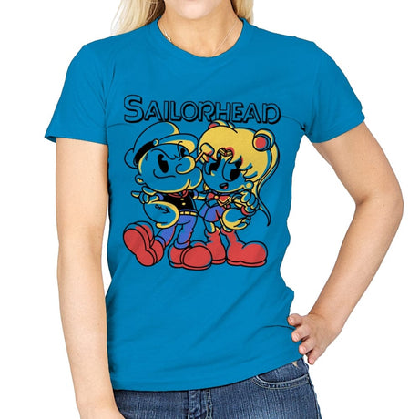 Sailorhead - Womens T-Shirts RIPT Apparel Small / Sapphire