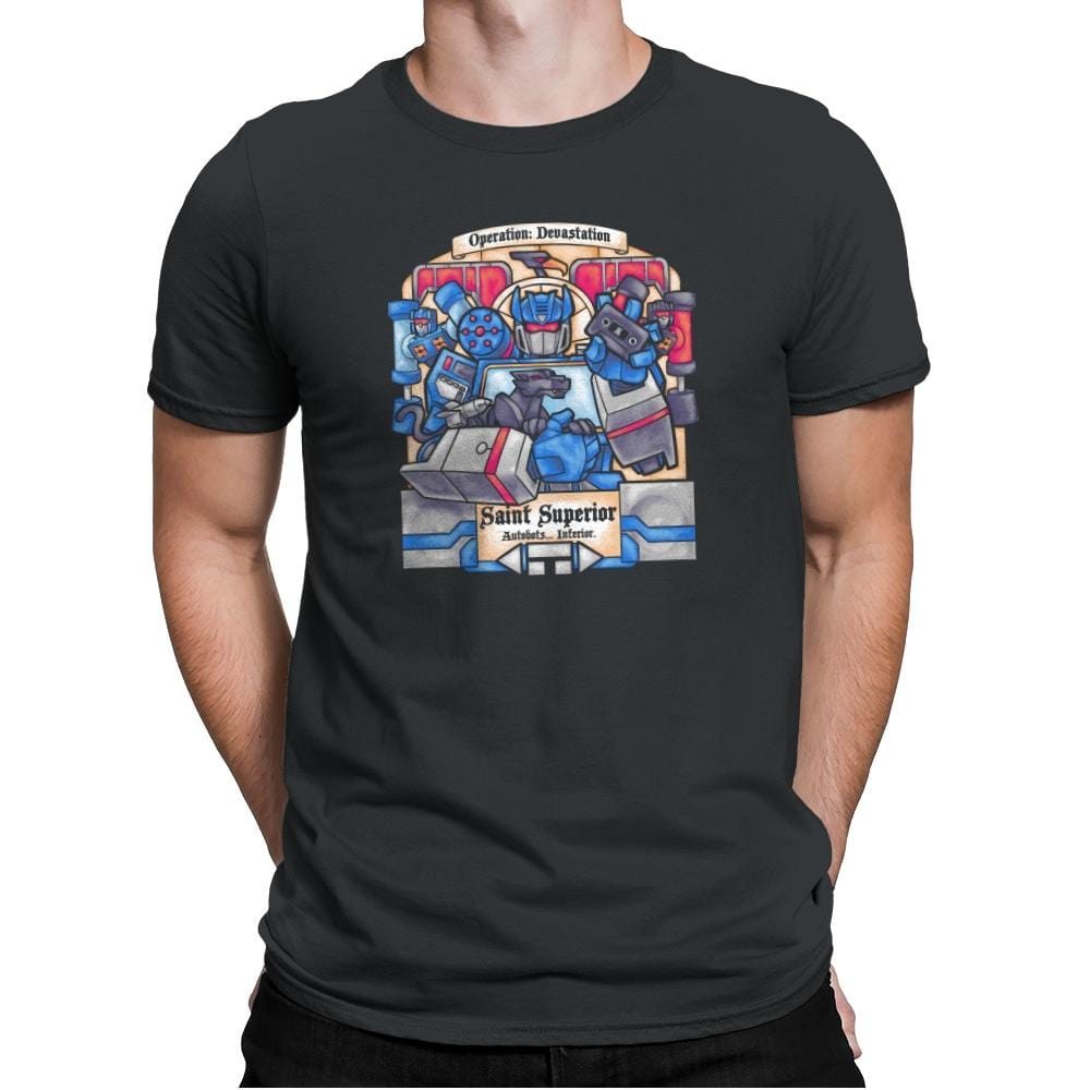 Saint Superior Exclusive - Mens Premium T-Shirts RIPT Apparel Small / Heavy Metal