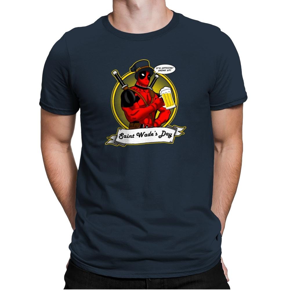 Saint Wade's Day Exclusive - Mens Premium T-Shirts RIPT Apparel Small / Indigo