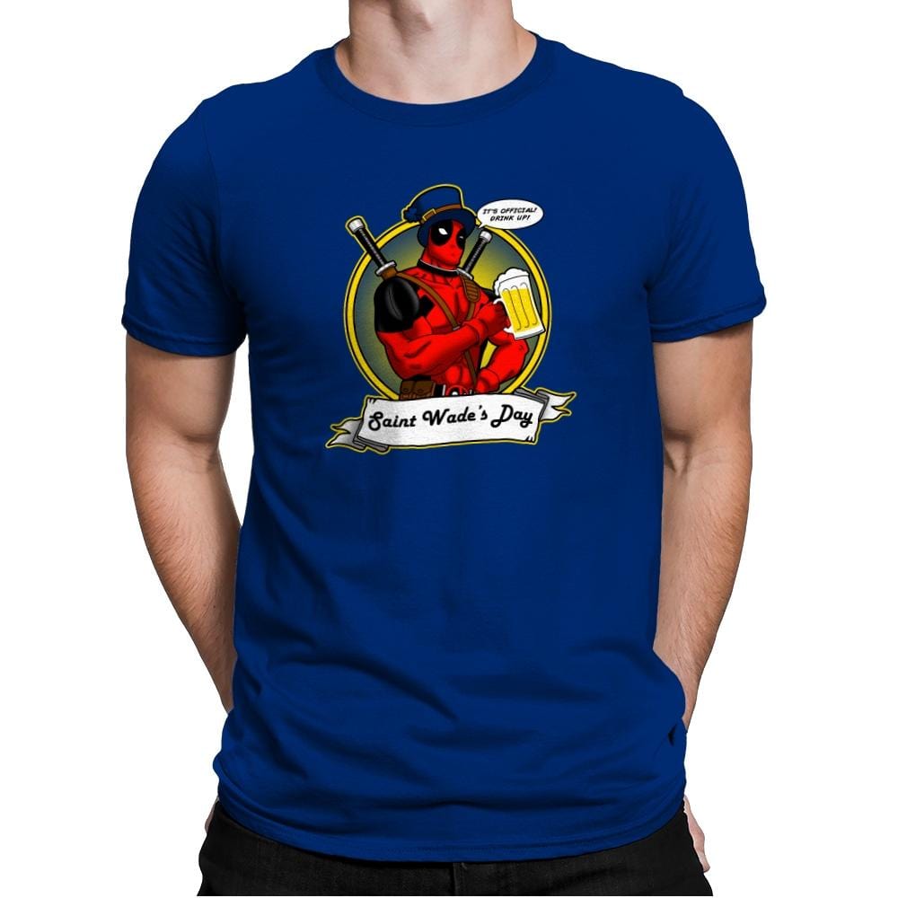 Saint Wade's Day Exclusive - Mens Premium T-Shirts RIPT Apparel Small / Royal