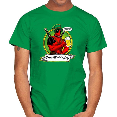 Saint Wade's Day Exclusive - Mens T-Shirts RIPT Apparel Small / Kelly Green