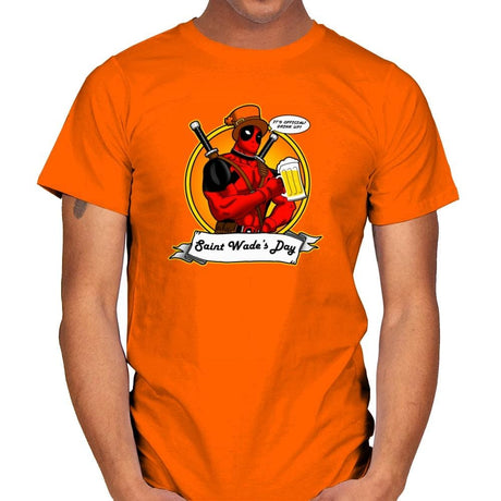 Saint Wade's Day Exclusive - Mens T-Shirts RIPT Apparel Small / Orange