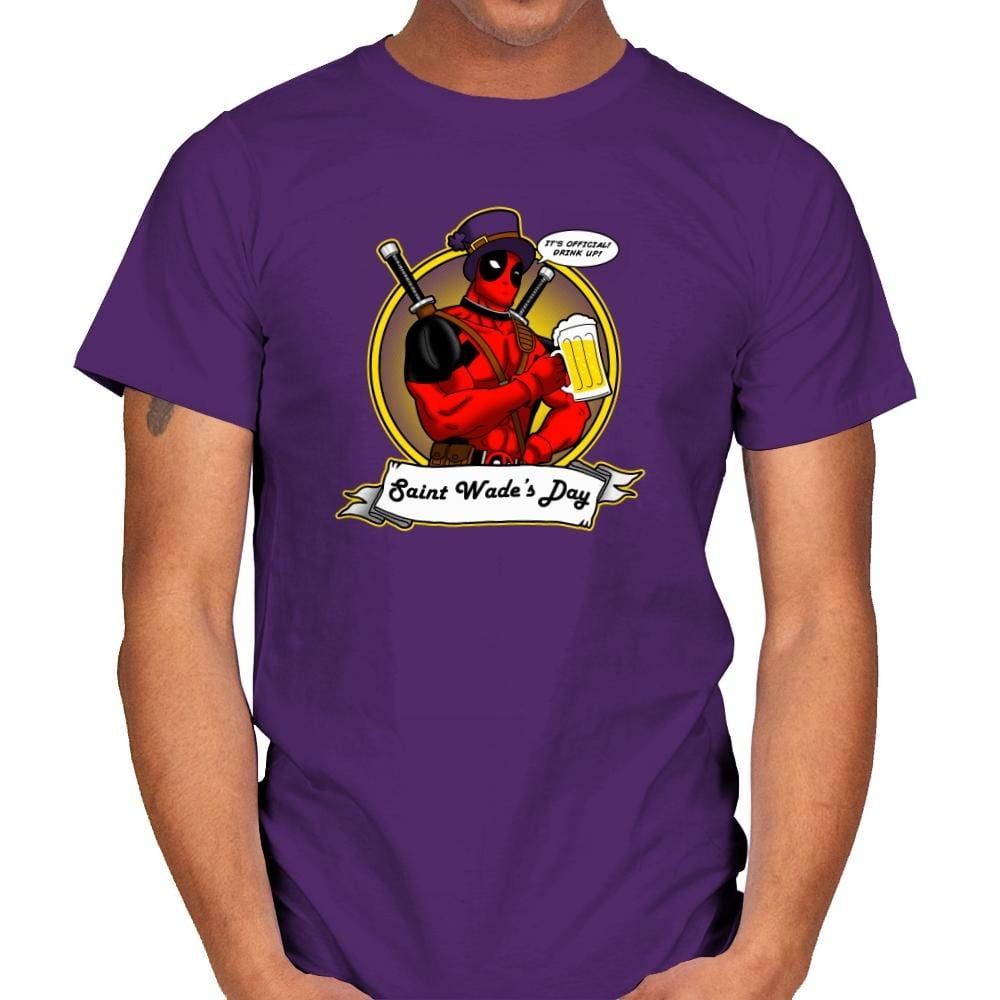 Saint Wade's Day Exclusive - Mens T-Shirts RIPT Apparel Small / Purple